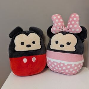 Mickey And Minnie Squishmallow 7.5"